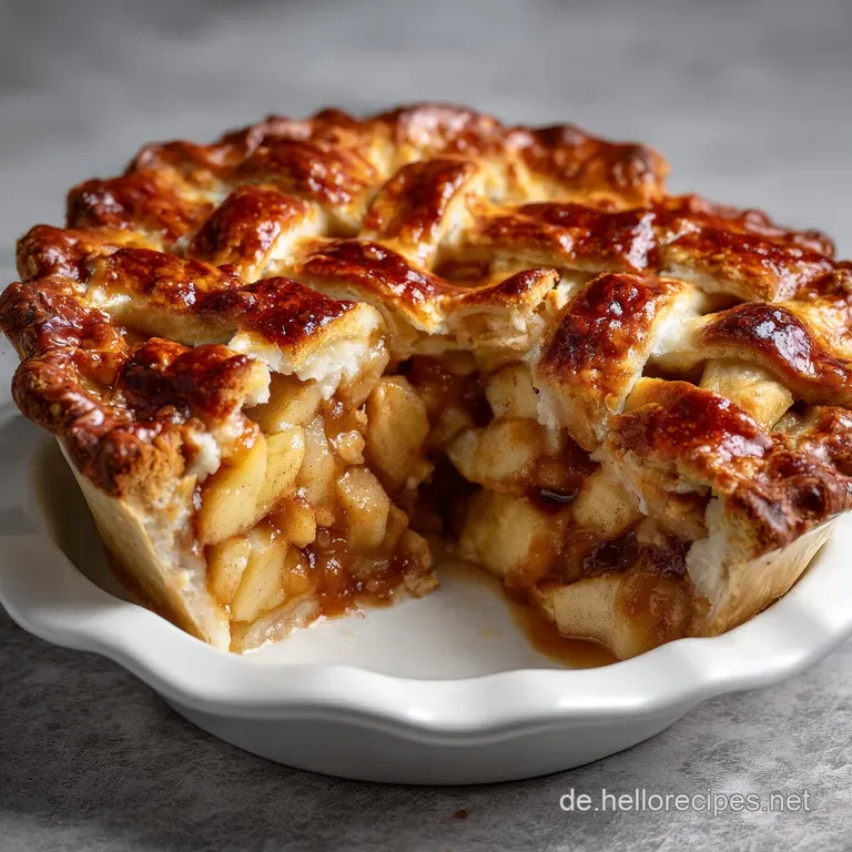 Saftiger Schneller Apfelkuchen: Omas Unwiderstehliches Blitz-Rezept presentation