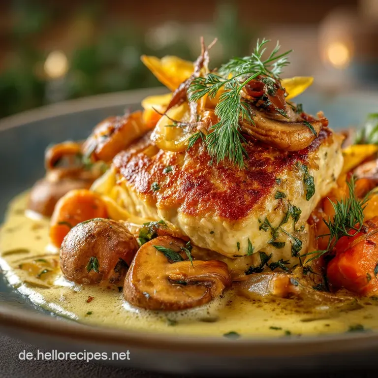 Omas Beste Zarte Schmorgurken in cremiger DillRahmsauce presentation