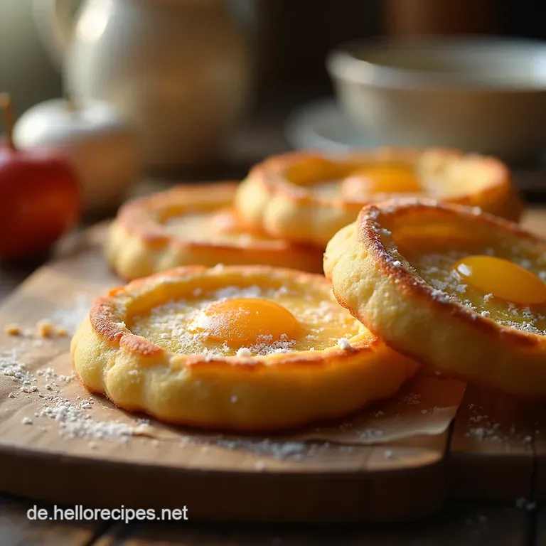 Goldrand und Seelenschmeichler Omas einfache hauchdünne Pfannkuchen Eierkuchen presentation