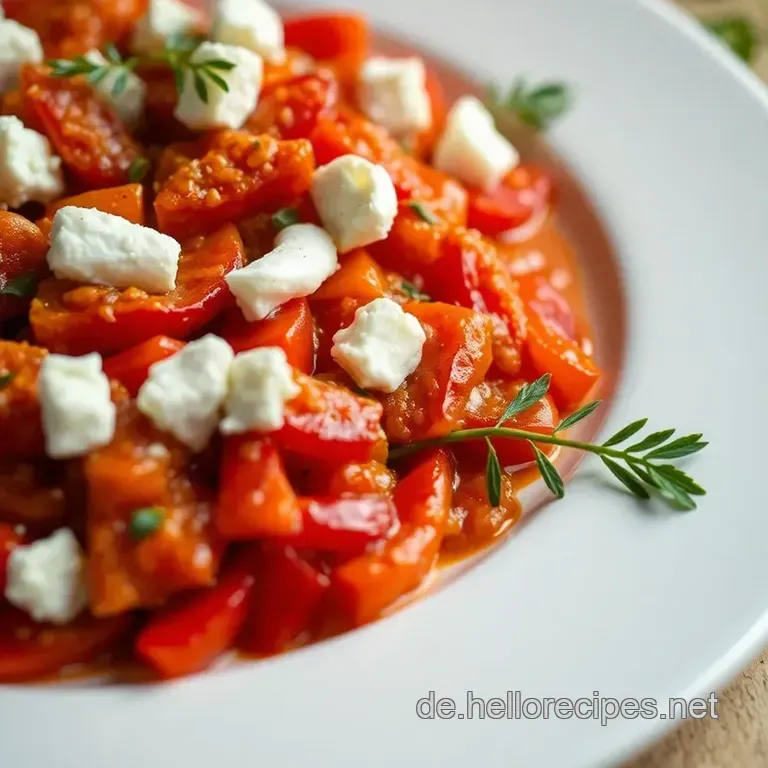 Omas Gartenpracht: Vegetarische Gefüllte Paprika presentation
