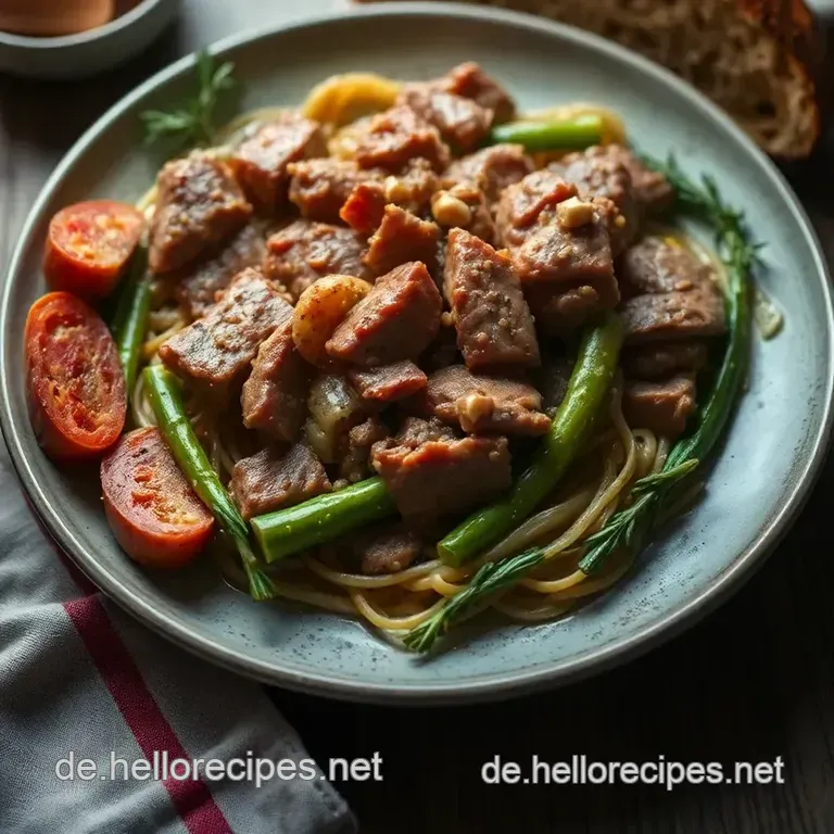 Omas Geheimnis: Saftiger Hackbraten presentation