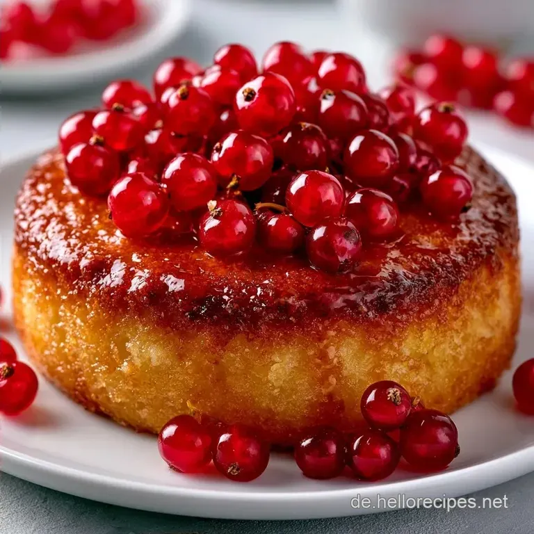 Omas Johannisbeerkuchen mit Baiser