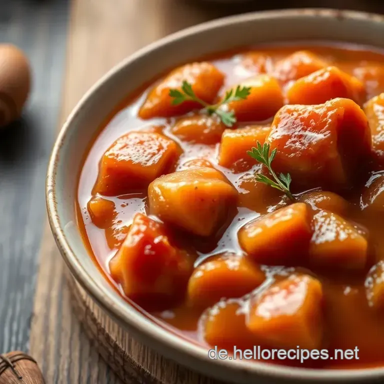 Omas Szegediner Gulasch presentation