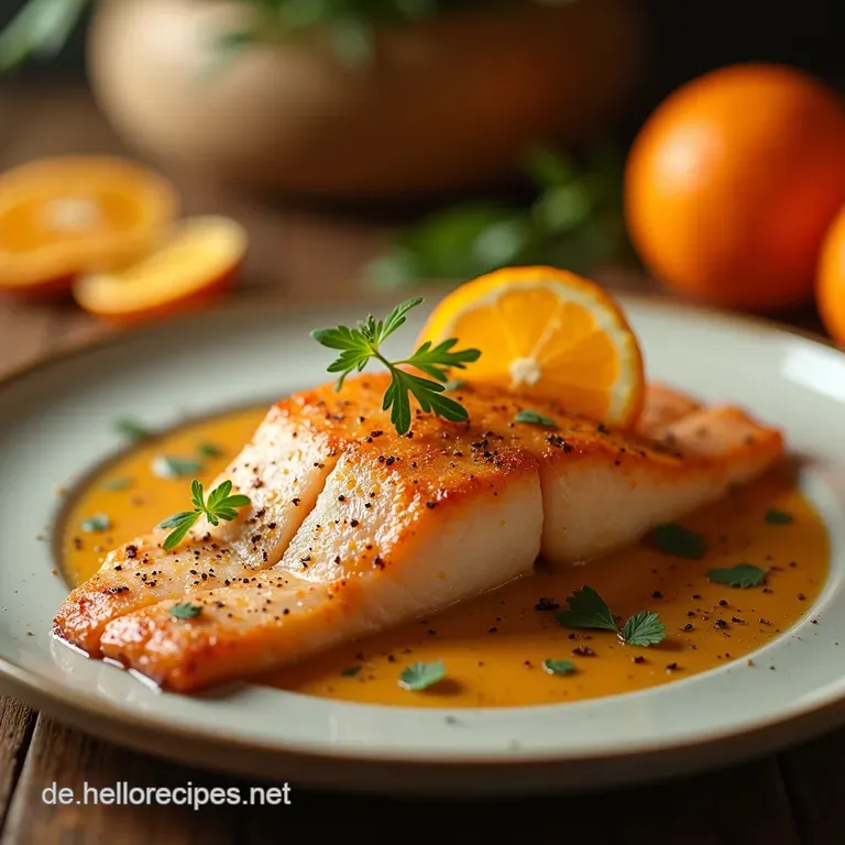 Orangenglasierter Lachs Ein Hauch Von Sommer presentation