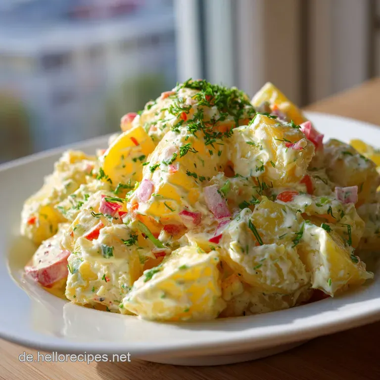 &Ouml;sterreichischer Kartoffelsalat: Klassisch & Schlotzig