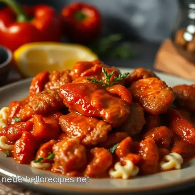 Paprika Sahne Hähnchen: Mein liebstes Ofen Rezept!