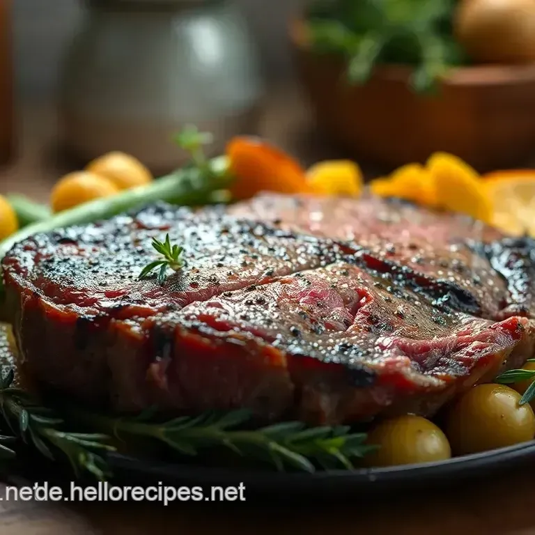 Perfekt gebratenes Roastbeef Steak: Ein klassisches Rezept für jeden Anlass