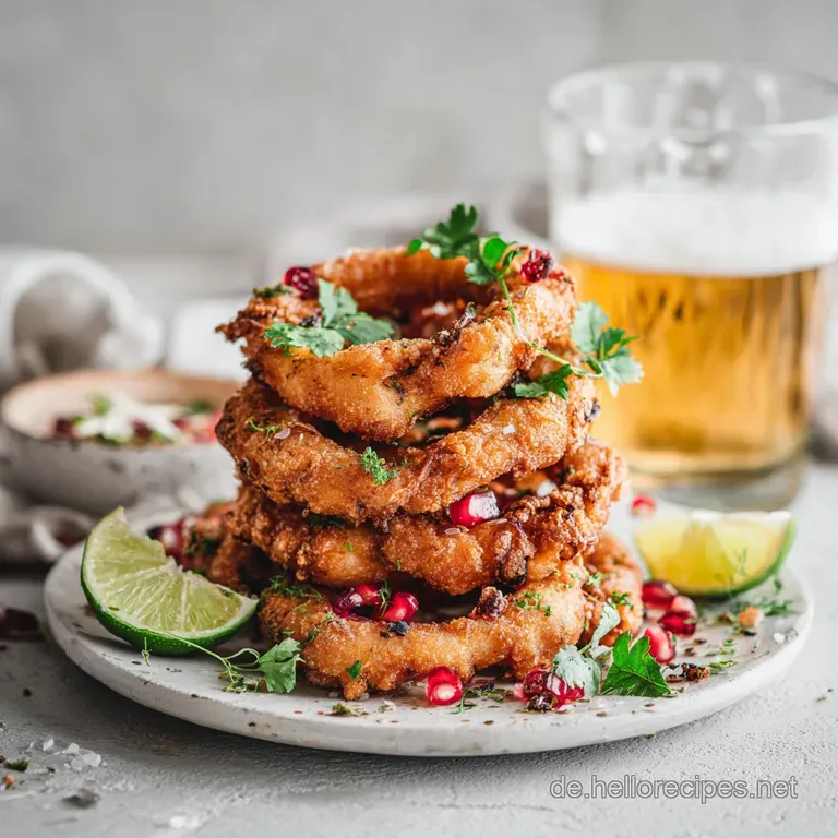 Vegane Zwiebelringe: Der Knusper-K&ouml;nig presentation