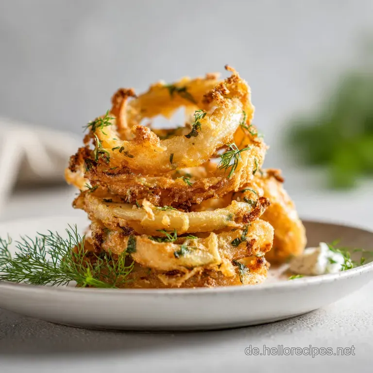 Vegane Zwiebelringe: Der Knusper-König