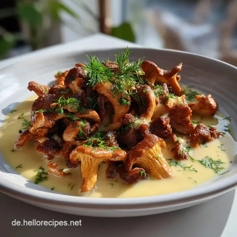 Cremige Pfifferlingrahmsoe Einfach Und Lecker Kochen presentation