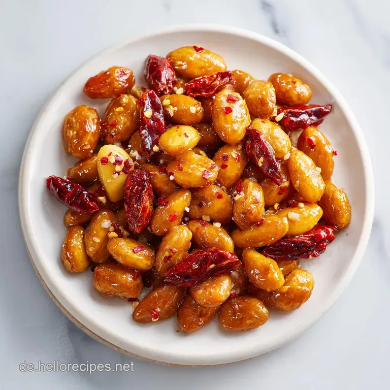 Pikanter Snack: Ger&ouml;stete N&uuml;sse mit Honig