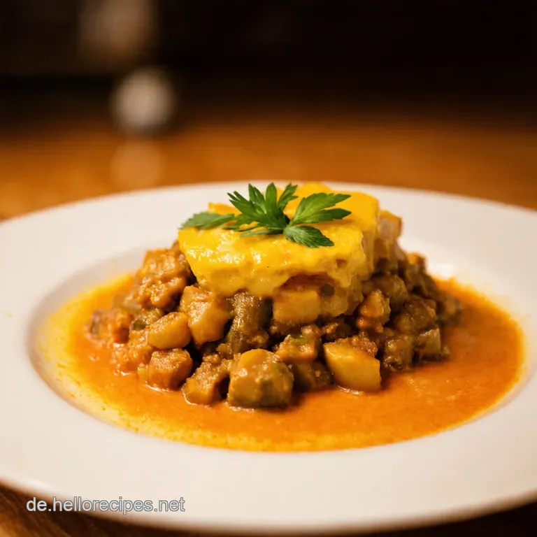 Pilzträume in Sahneersatz Cremiges Ragout mit Bandnudeln Vegan presentation