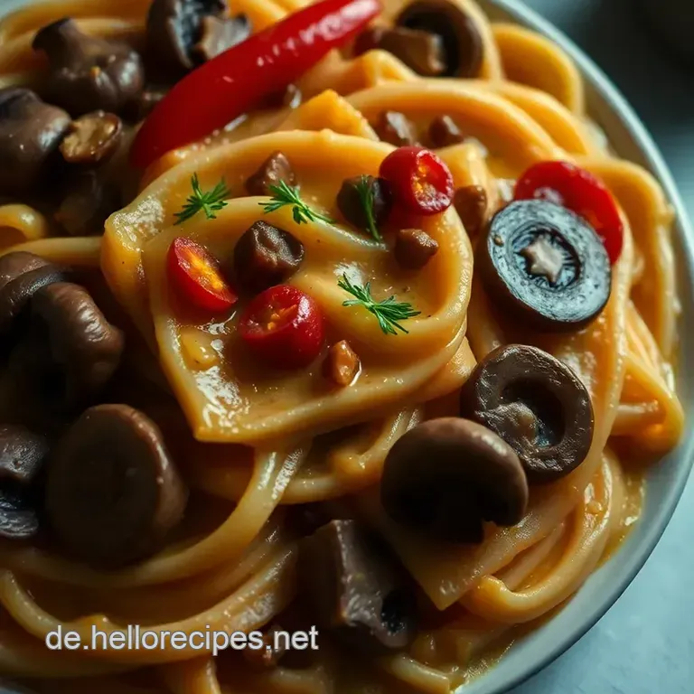 Putengeschnetzeltes in Sahnesauce mit frischem Gemüse presentation