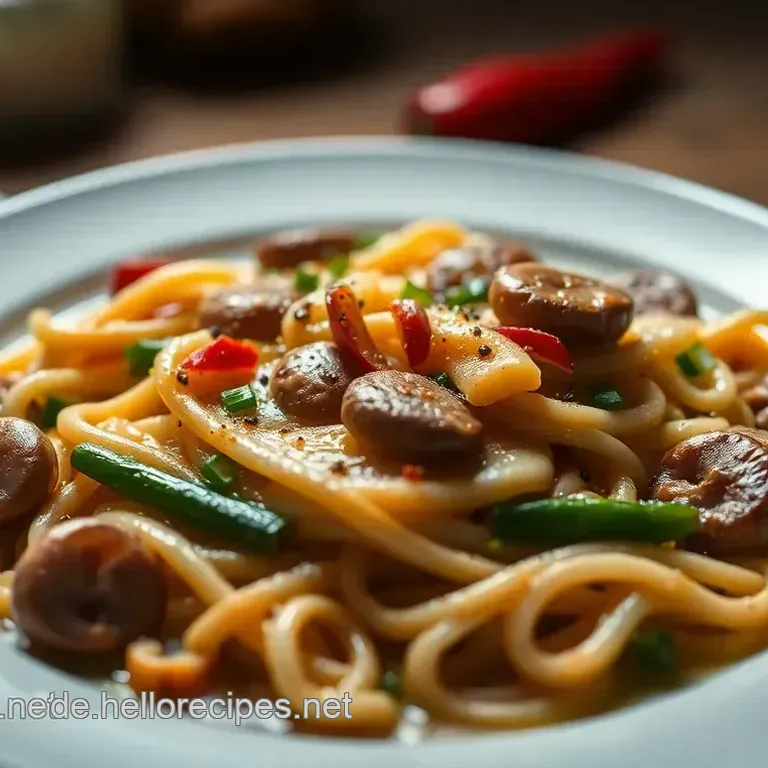 Einfaches Putengeschnetzeltes in Sahnesauce mit Gemüse für die Familie