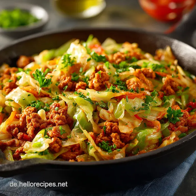 Putenkrautpfanne Herzhaft Schnell presentation