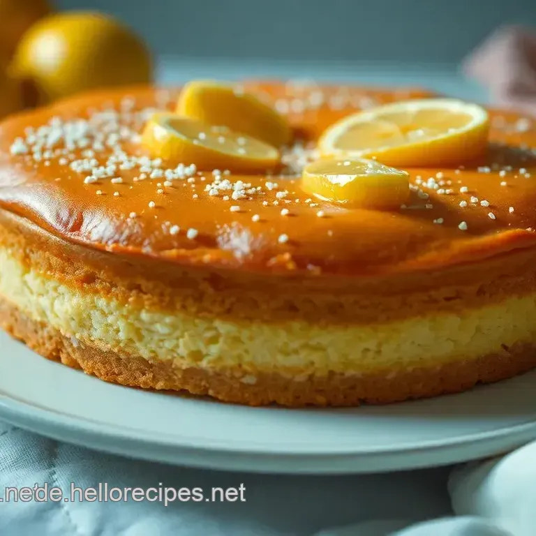 Quark-Zitronen Kuchen – Ein himmlisch leichter Genuss