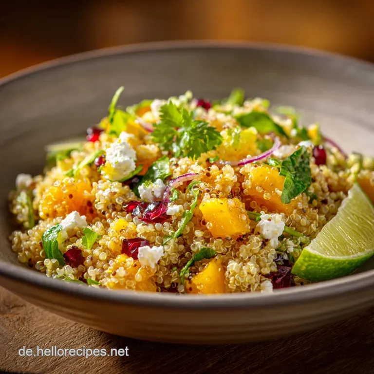 Der Sommerhit Frischer Quinoaminzsalat Mit Feta Und Der Perfekten Zitrone presentation