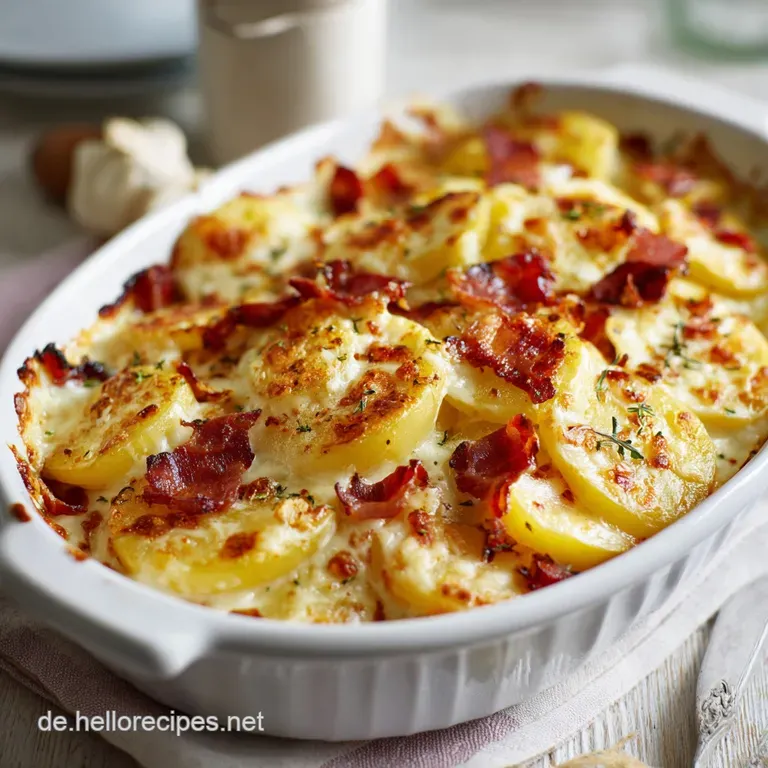Raclette Rezept Idee mit Kartoffeln und Speck