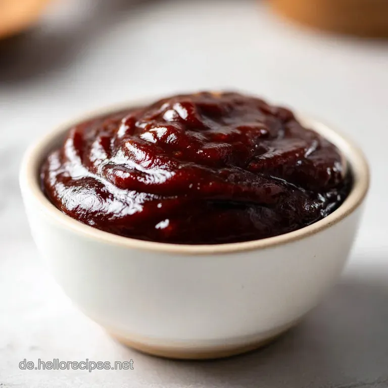 BBQ Sosse: Rauchig und Samtig