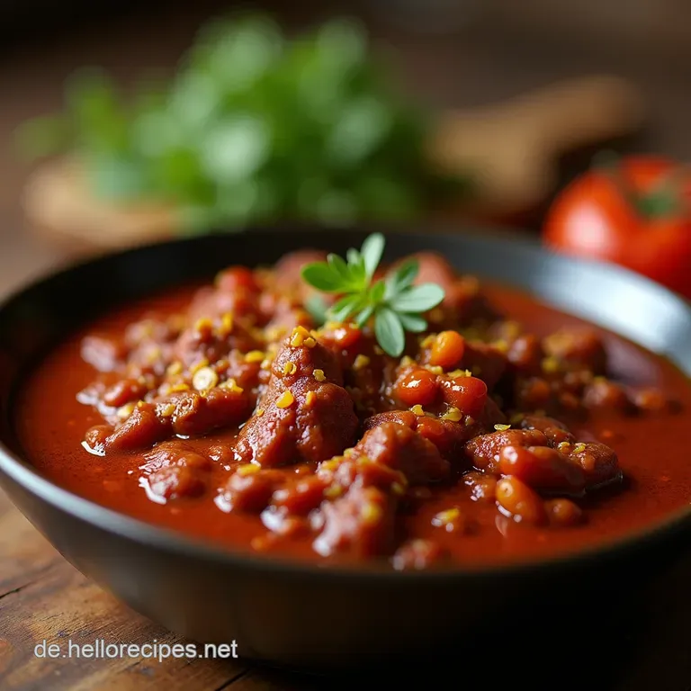 Der Bayerische Bär Chili con Carne Tiefgründig Rauchig und Mit Liebe Gekocht presentation