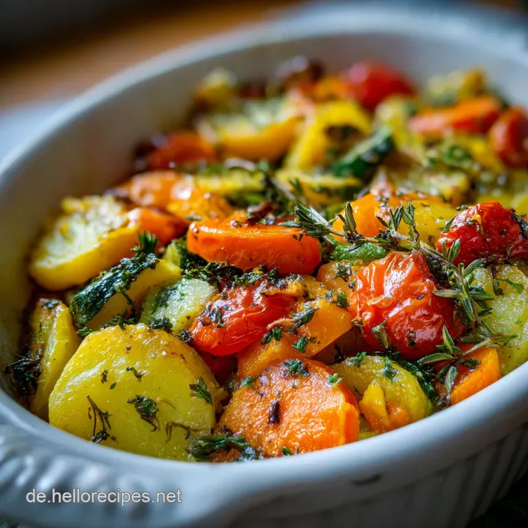 Rezept f&uuml;r Gem&uuml;seauflauf mit Kartoffeln
