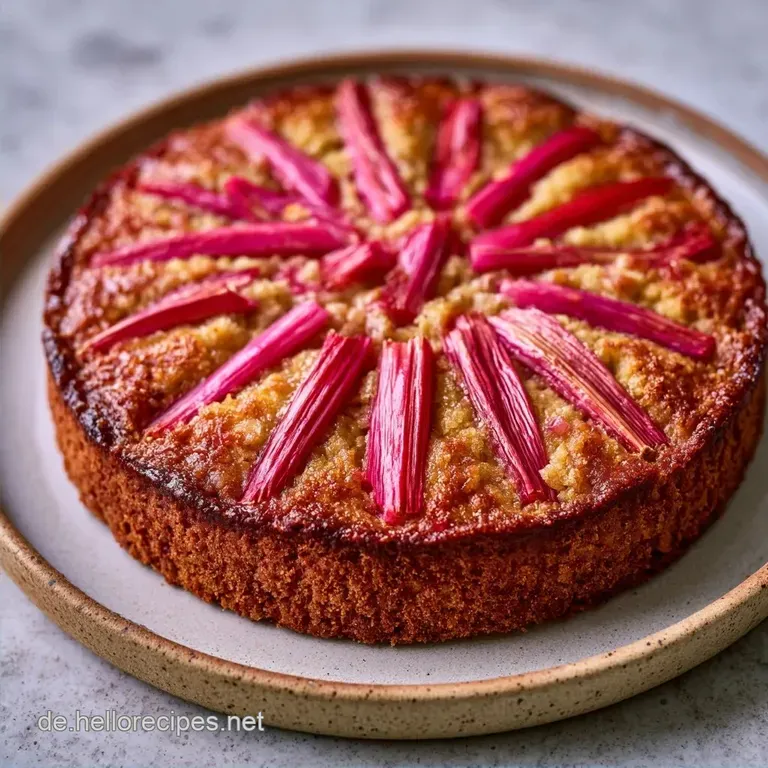 Rhabarberkuchen nach Landfrauen Art: Saftig & Frisch