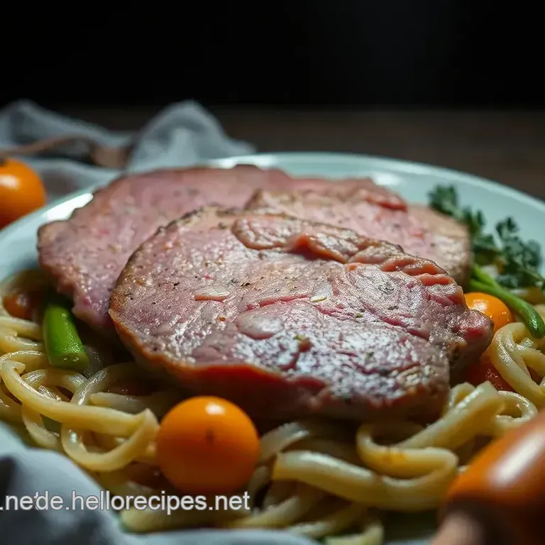 Saftiger Rinderbraten am Stück – Omas geheimes Rezept