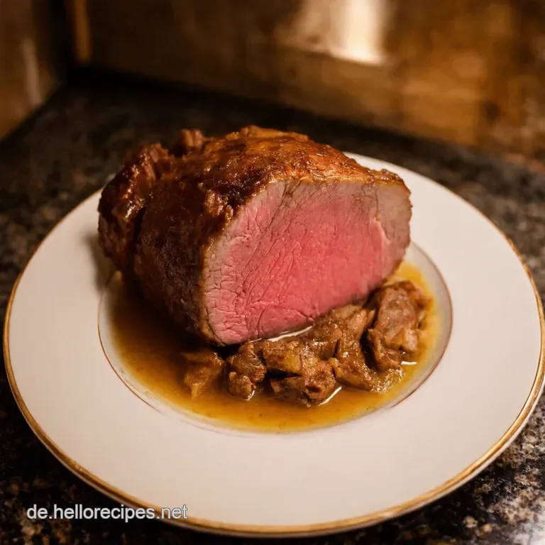 Rinderbraten Sonntagsgl&uuml;ck presentation