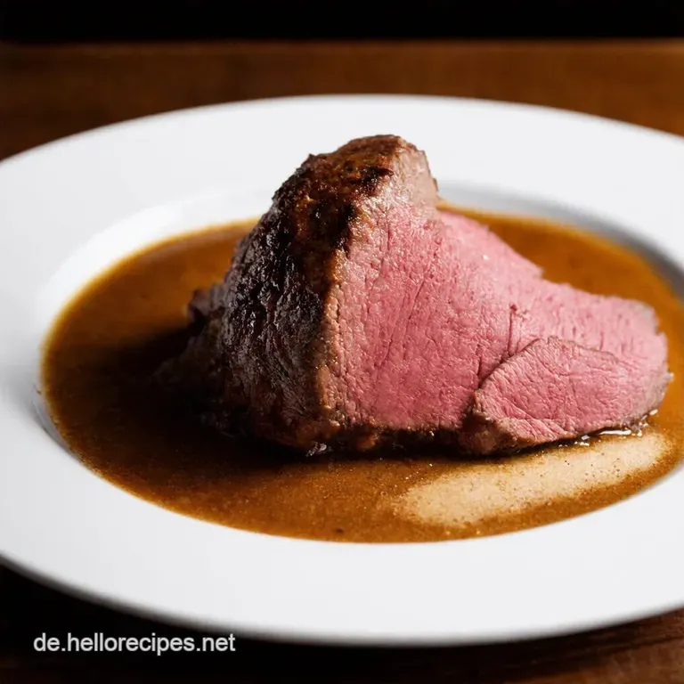 Rinderfilet Braten Zartrosa Perfektion f&uuml;r Feinschmecker