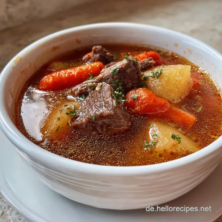 Rindfleischsuppe Mit Gemse: Der Klare Seelenw&auml;rmer presentation