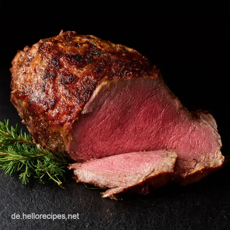 Rindsentrec&ocirc;te mit Kr&auml;uterbutter und Rosmarinkartoffeln