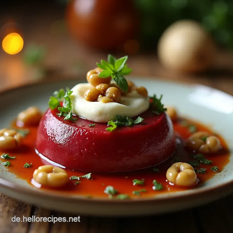 Der NordlichtSalat Gebratene Rote Bete mit FetaCreme und Walnüssen presentation