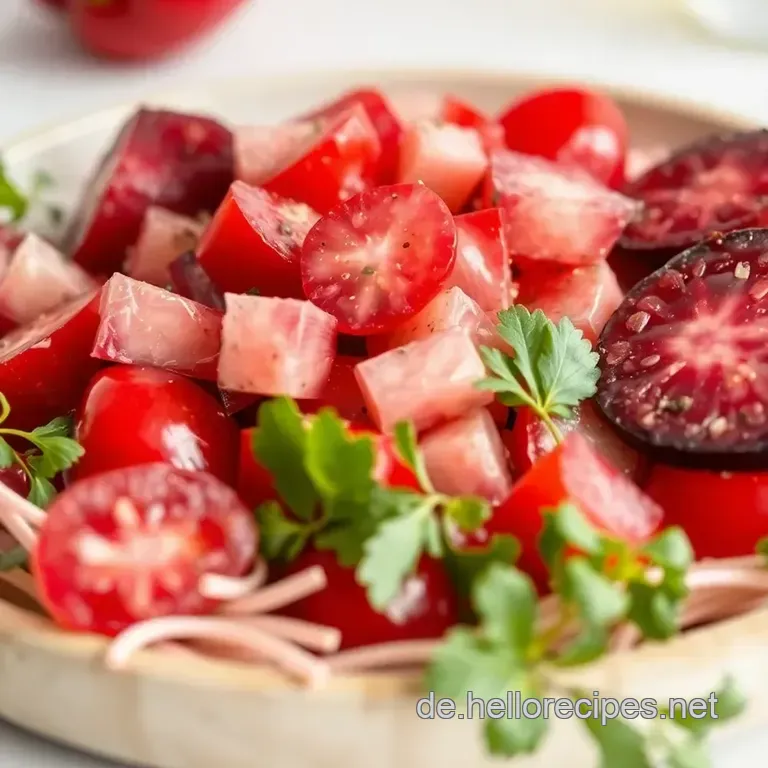 Rote Bete Rausch: Party-Salat mit Ziegenkäse presentation