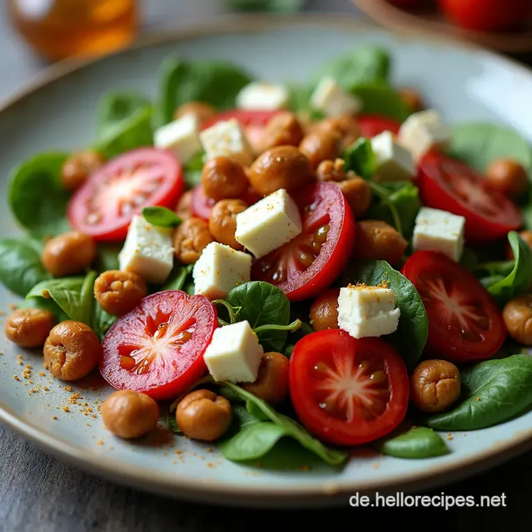Rote Bete Salat mit Feta und Walnüssen Gesund schnell gemacht