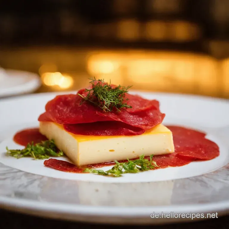 Rotebetecarpaccio Mit Ziegenk&auml;se Und Waln&uuml;ssen presentation