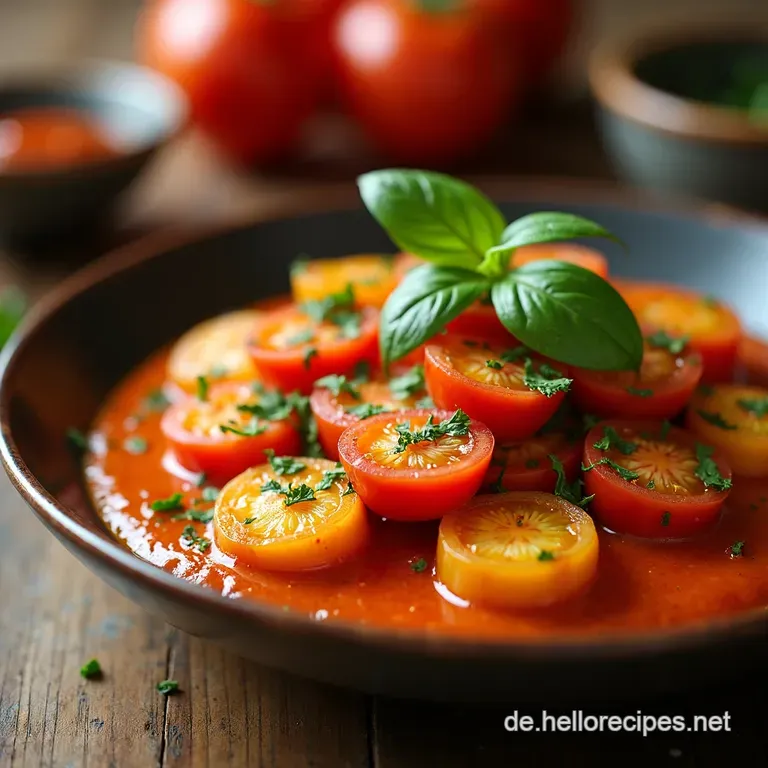 Rotes Gold Das UmamiWunder TomatenChiliKnoblauchÖl presentation