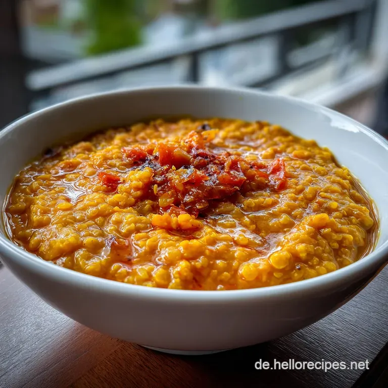 Rotes Linsen Dal: Das Perfekte Vegane Feierabend-Rezept presentation