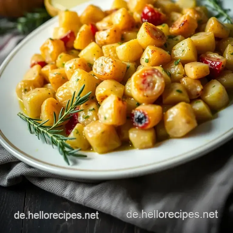 Saftig Gebratene Putenoberkeule mit Kräutern presentation