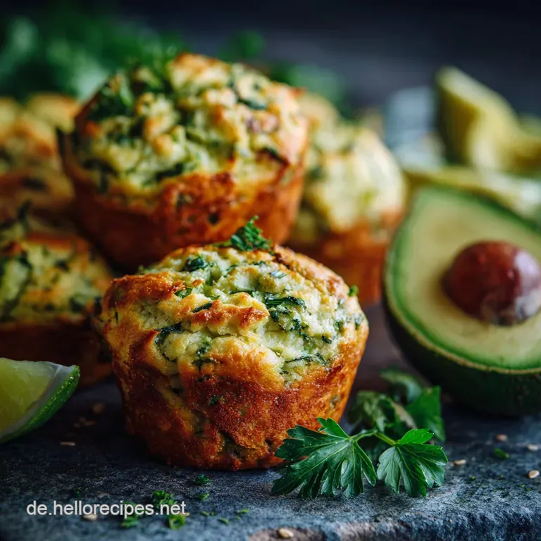 Avocado Muffins: Die Saftigsten K&uuml;chlein Ges&uuml;nder Backen Mit Avocado presentation