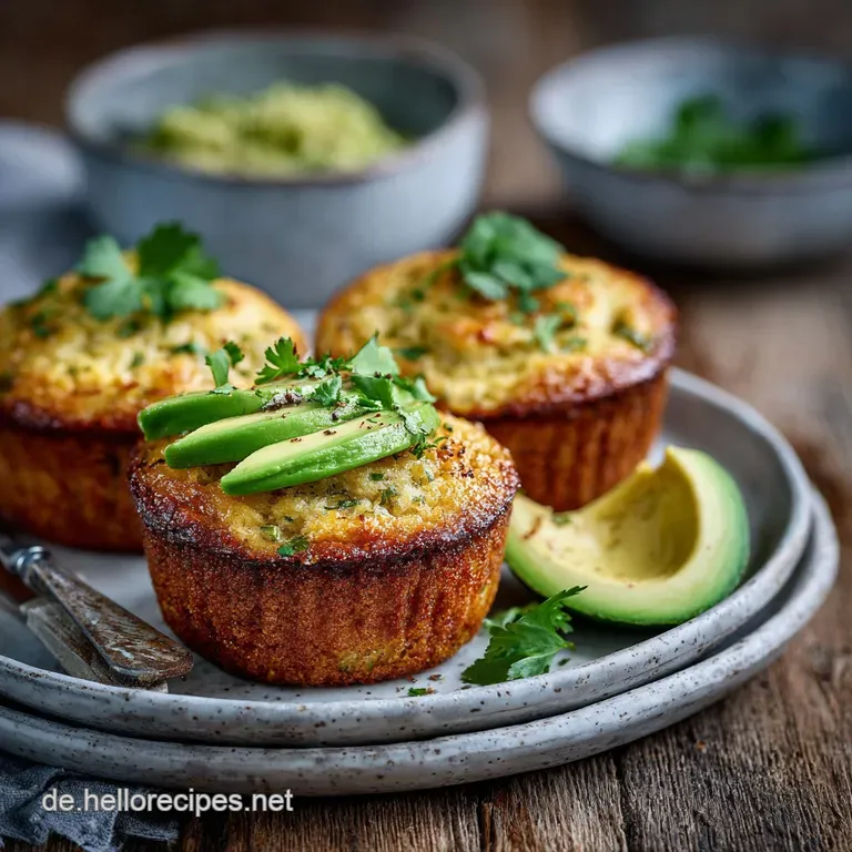 Avocado Muffins: Die saftigsten K&uuml;chlein ges&uuml;nder backen mit Avocado