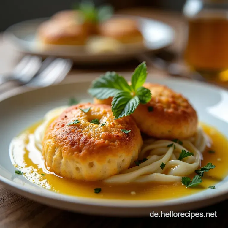 Mein Kochgeheimnis Insgeheim sind Knödel ich Brezenknödel mit WaldpilzSoße