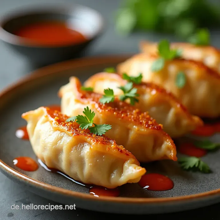 GlückspäckchenGarantie Saftige Teigtaschen Dip Sauce Meine GyozaMethode