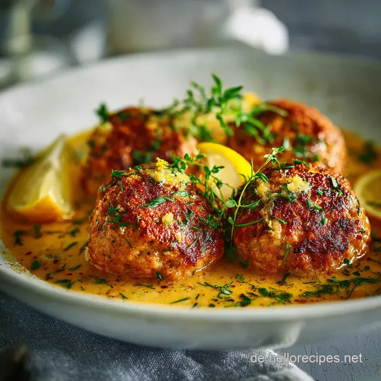 Die Saftigsten Hackb&auml;llchen Mit Kr&auml;uterzitronennote presentation