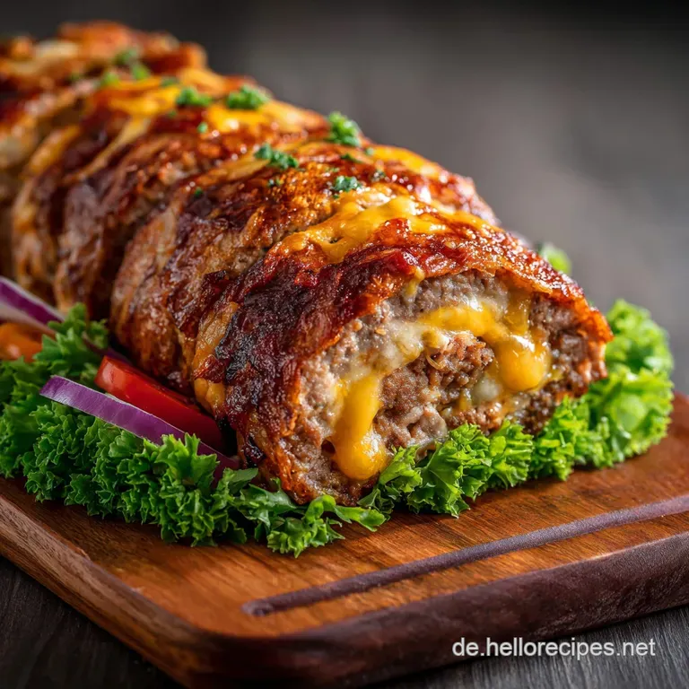 Saftige LowCarb Cheeseburger Rolle Das ultimative Keto Abendessen