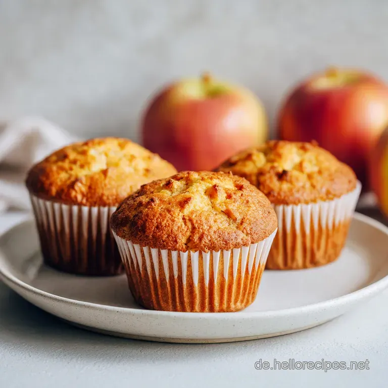 Vegane Muffins: Saftige Apfel-Zimt Muffins