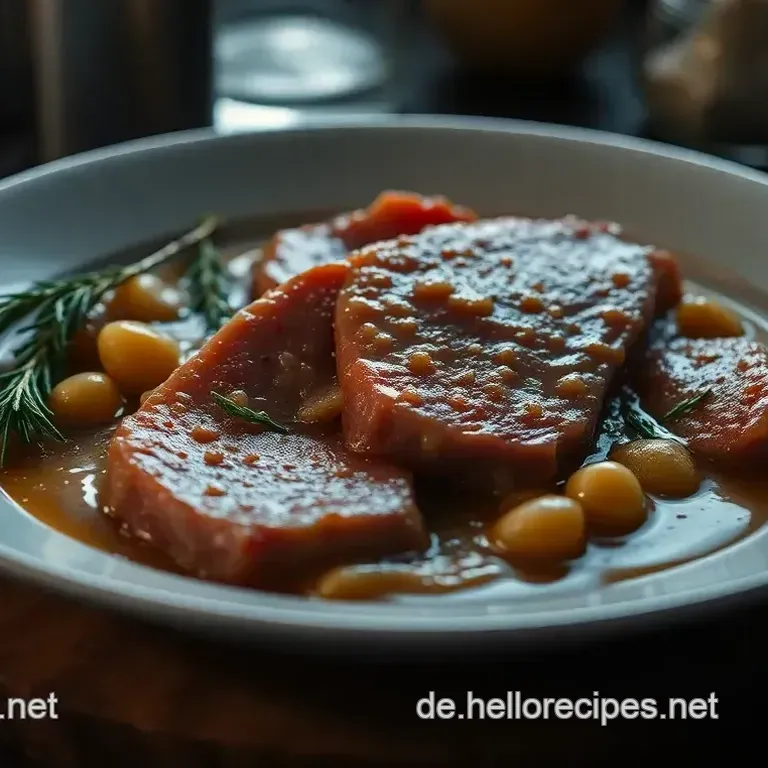 Saftiger Hirschrücken mit Preiselbeer-Sauce – Ein Genuss aus der deutschen Küche