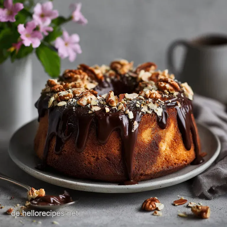 Saftiger Nusskuchen mit Schokolade: Das Top Rezept