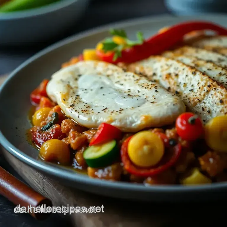 Saftiger Ofenmeister-H&auml;hnchenauflauf Mit Mediterranen Kr&auml;utern presentation