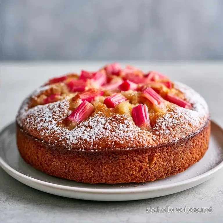 Rhabarberkuchen: Omas Saftiges Rezept