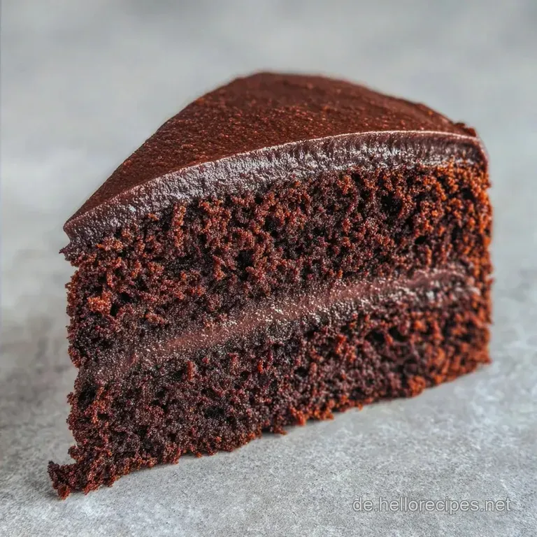 Schokoladen-R&uuml;hrkuchen: Dunkel und Saftig